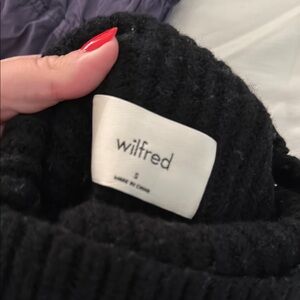Wilfred Black Knit Sweater